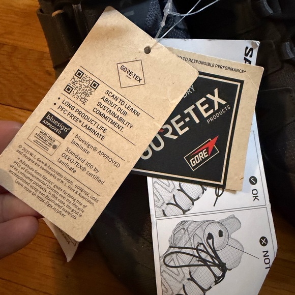 Salomon Ebony and Orange X Ultra 4 Mid Boots - Picture 4 of 4